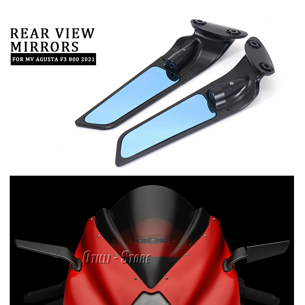 

NEW 2021 2022 For MV Agusta F3 800 Motorcycle Accessories New Rearview Rear View Mirrors Glass Back Side Mirror Left Right
