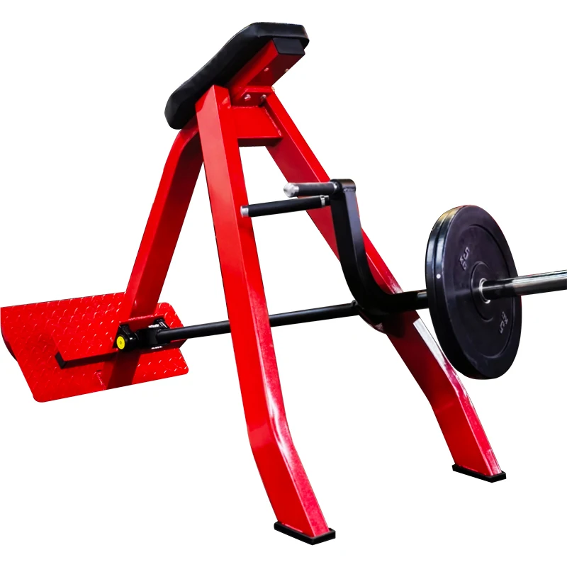 Rowing machine Horizontal pull back diagonal pull bar T-bar Lean over and hard Combined force Fitness equipment Exercise