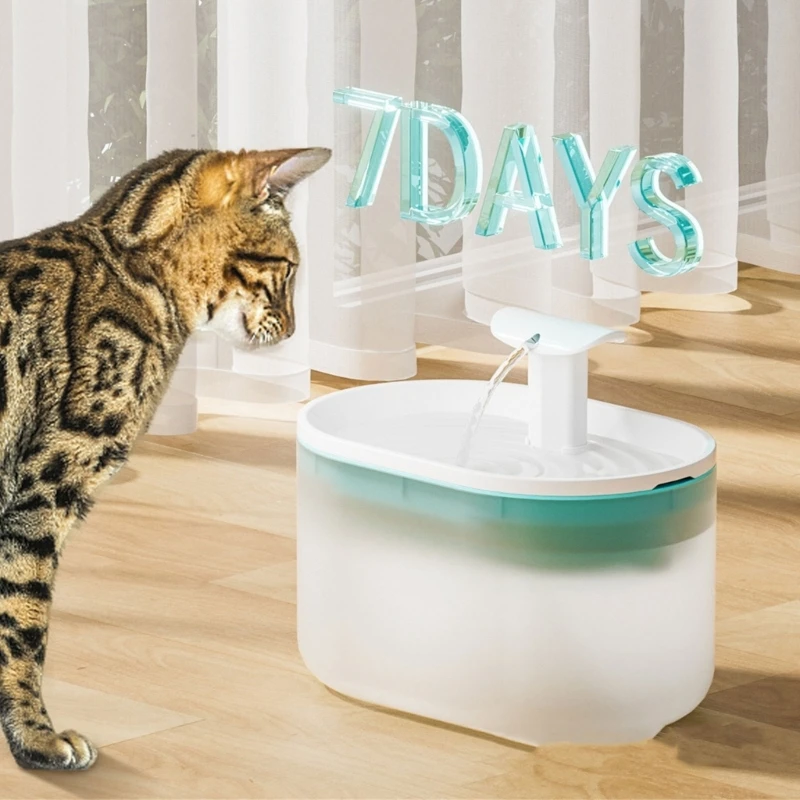 

Cats Water Fountain Automatic Water Bowl Large Capacity Pet Water Dispenser Dogs Drinking Fountain for Small Cats Dogs