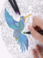 Художественные цветные ручки Bview, тонкие точечные маркеры, тонкий наконечник, ручки для рисования, тонкая ручка для журнала, письма, заметок, искусства, офиса — изображение 5