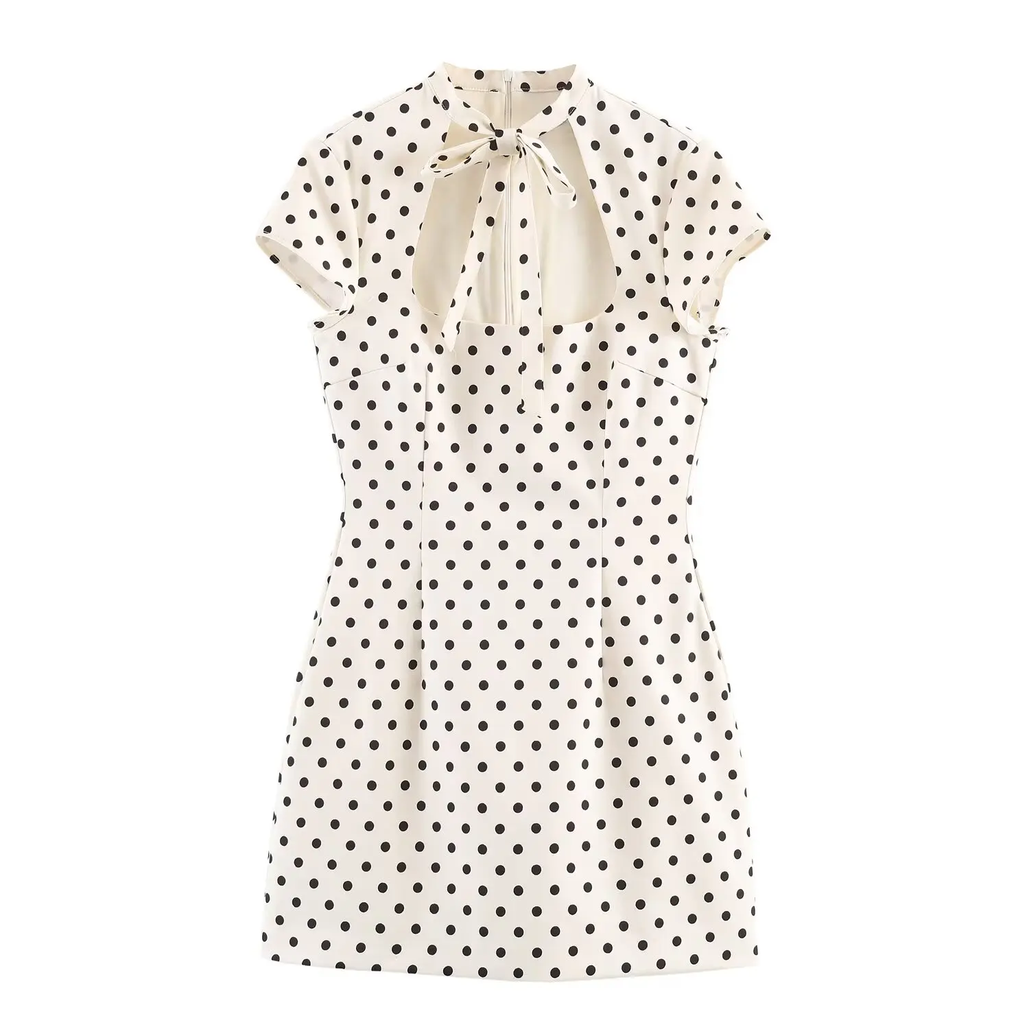 فستان نسائي صيفي قصير متعدد الاستخدامات بلونين مع...