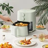 SUPOR 220V Air Fryer Household 4.2L Without Turning Multifunctional Electric Fryer Double Knob Oven French Fries Oil-Free Fryer 1