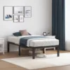 Double bed frame, 14 inch high metal platform bed frame mattress foundation, with steel bar support, noise free, easy toassemble 6
