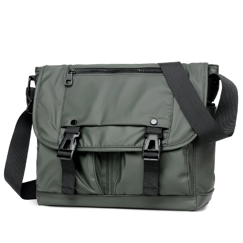 

2023 Trending Fashion Handbags Causal And Stylish High-Capacity Portable Men Shoulder PU Surface Waterproof Messenger Bag
