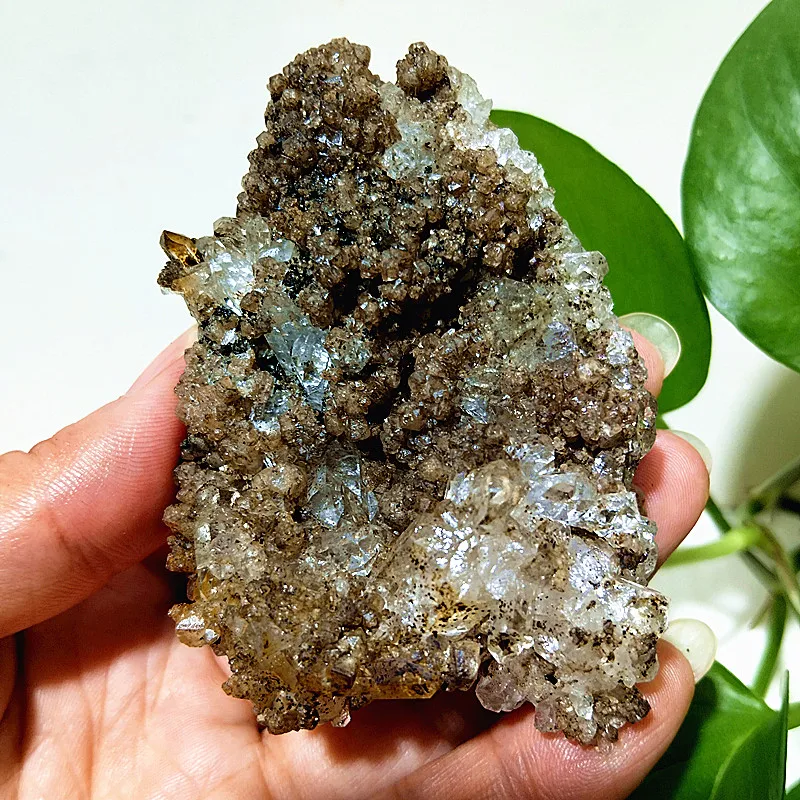 Natural Stones Epidote Srystal Symbiotic Ore Standard Meditation Energy Feng Shui Crystal Room Ornament 5