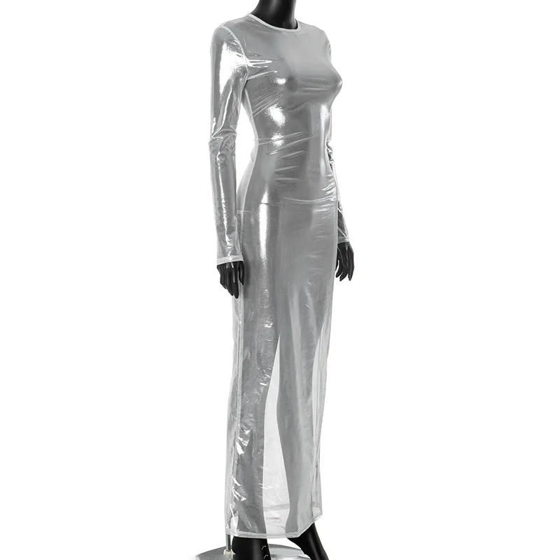 Mesh See Through Maxi Dresses For Women Beach Cover-ups Long Sleeve Vestidos De Mujer Slim Fit One Piece Hot Club Rave Outfits 18 Mesh See Through Maxi Dresses For Women Beach Cover-ups Long Sleeve Vestidos De Mujer Slim Fit One Piece Hot Club Rave Outfits