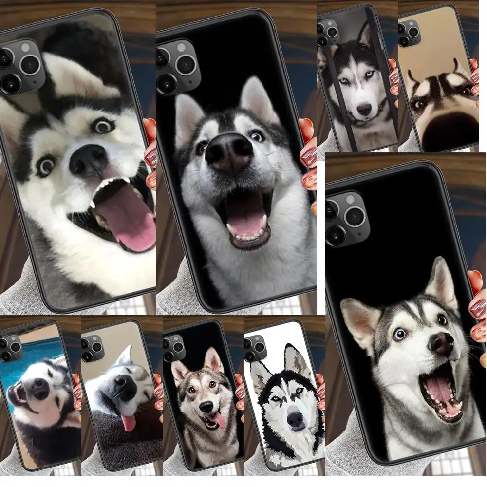 Для Huawei P9 P10 P20 P30 P40 P50 Mini Lite E Pro Plus 5G 2019 Black Etui Trend Funda 3D Siberian Husky Dog по низкой цене |