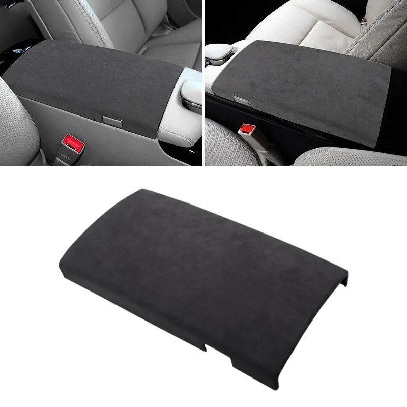 

Center Armrest Cover For Mercedes Benz S Class W221 2008 - 2012 ABS + Import Suede Surface Center Control Armrest Box Cover Trim