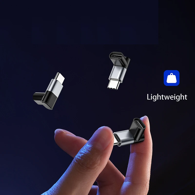 USB-C-Konverter Stecker auf Buchse Winkeladapter für Switch PD100W 4K60Hz 20Gbps Übertragungsstecker für iPad Steam Deck Handy Laptop – Detail 7