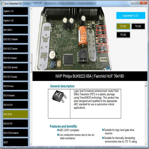 Ecus datasheet ecu repair software pcb schematics with 46 off