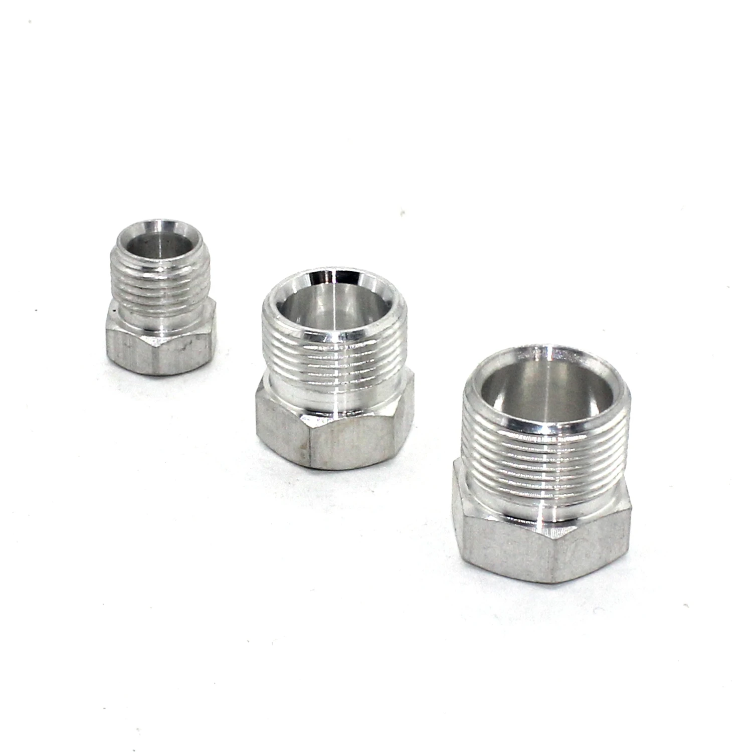 자동차 에어컨 호스 커넥터 파이프 조인트 R134a/R12 외부 치아 용접 알루미늄 파이프 헤드 변환 피팅