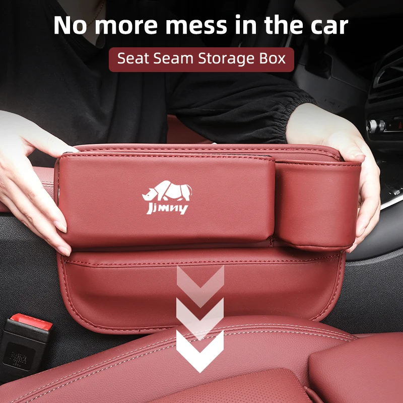Car Interior Seat Gap Fessure Organizer Storage Phone Wallet Cup Box Per Suzuki Grand Vitara Sx4 Swift Jimny Kizashi