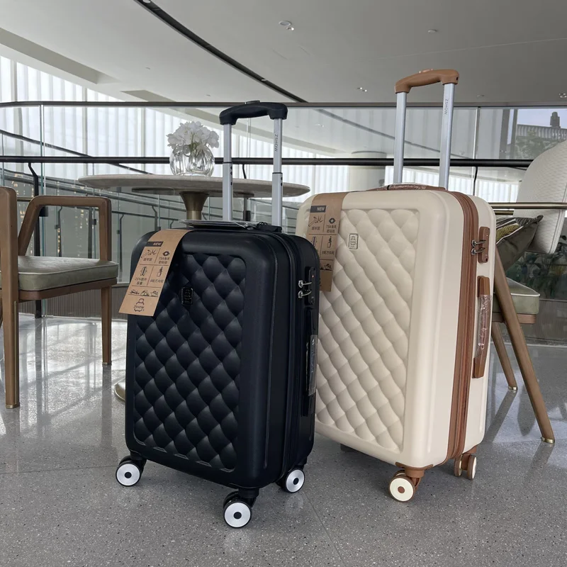 Men Retro 20/24/26 inch Rolling Luggage carry on Trolley Luggage Women spinner brand Travel Bag Password Trolley Suitcase