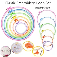 Plastic Embroidery Hoops for Cross Stitch & Needle Arts: 9.5cm, 12.7cm, 16.5cm, 20cm, 24.5cm, 27.5cm, 32cm - Image 6