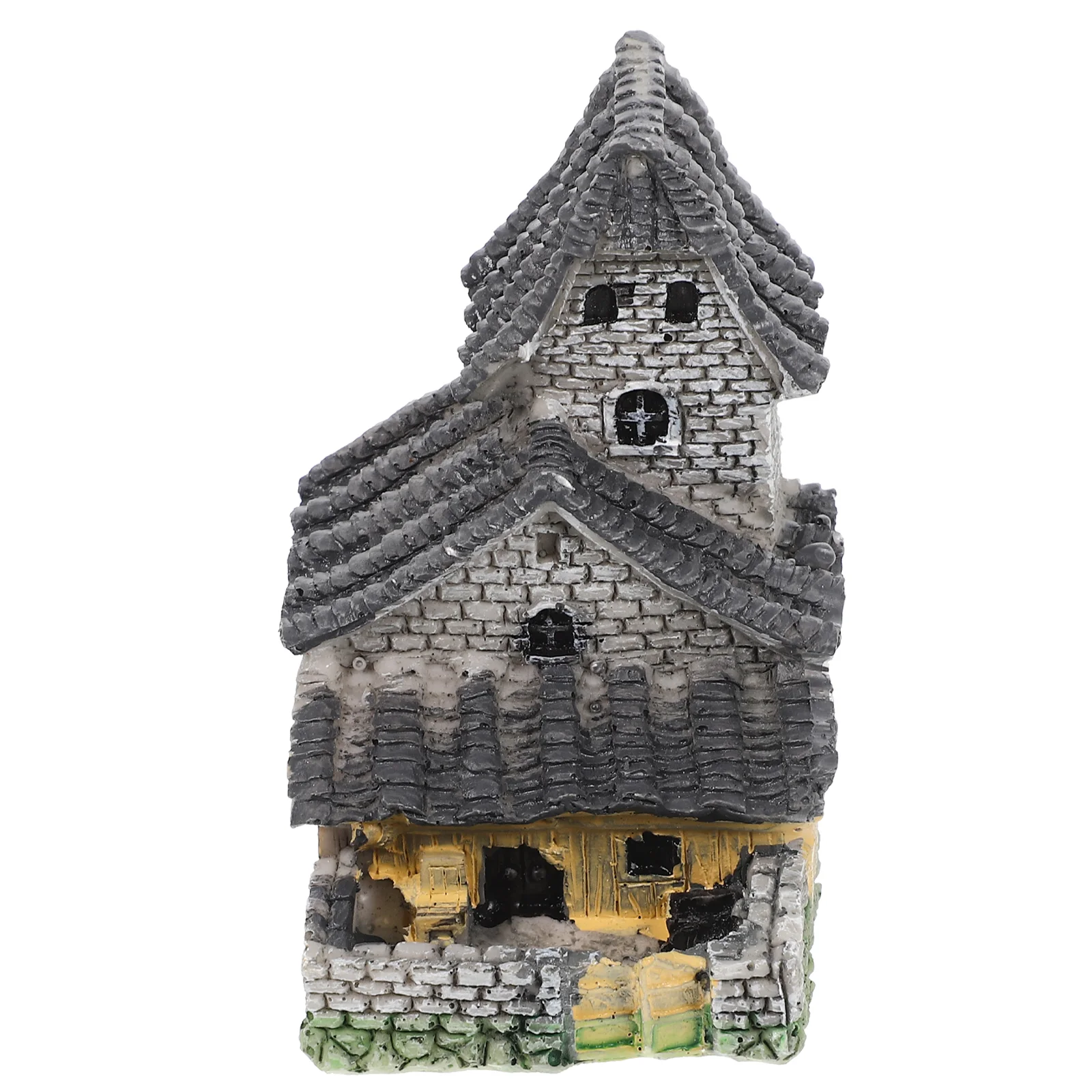 

Miniature Gardening Landscape Micro Village Stone House Resin House Cottage