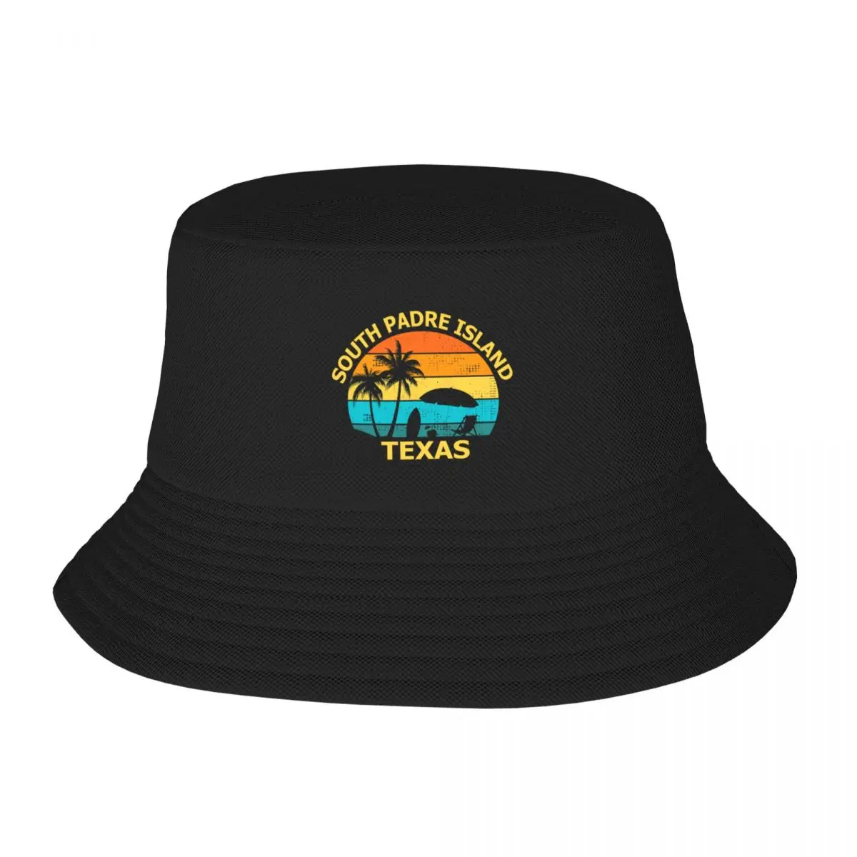 

New South Padre Island Texas Beach Surfer Vacation Souvenir holiday Bucket Hat Golf Rave Luxury Man Hat Sun Hats For Women Men's