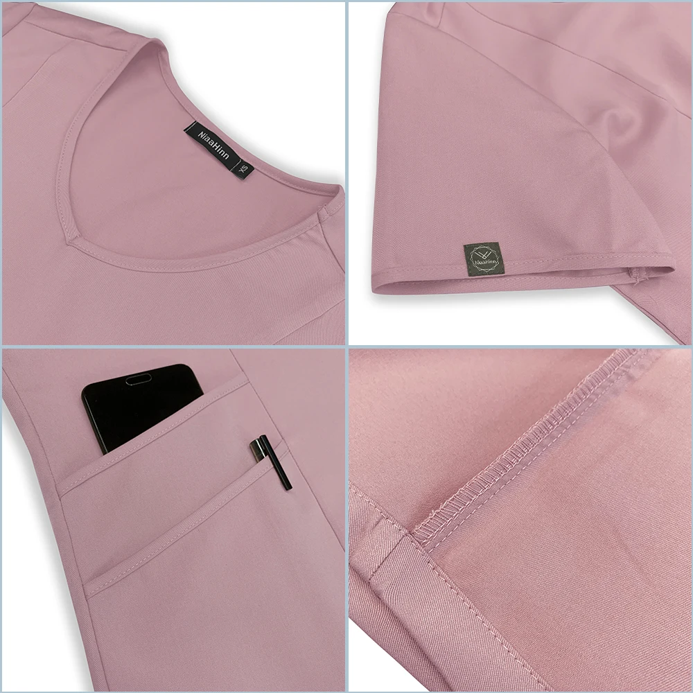 Nurse Accessories Women Wear Scrub Suits Hospital Doctor Working Uniform Medical Surgical Multicolor Unisex Uniforms