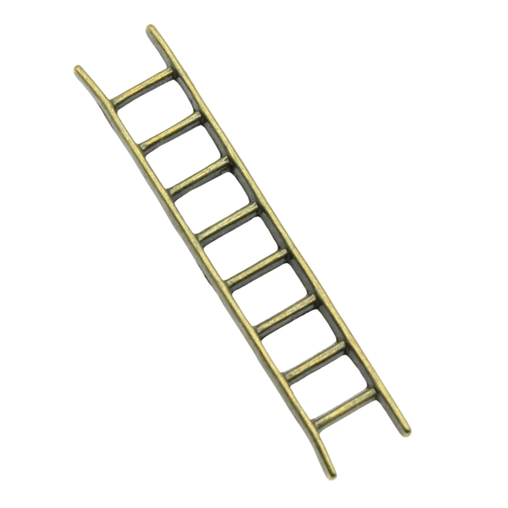 WYSIWYG 10pcs 51x10mm 3 색 골동품 골드 골동품 실버 색상 골동품 청동 사다리 펜던트 매력 보석 만들기위한
