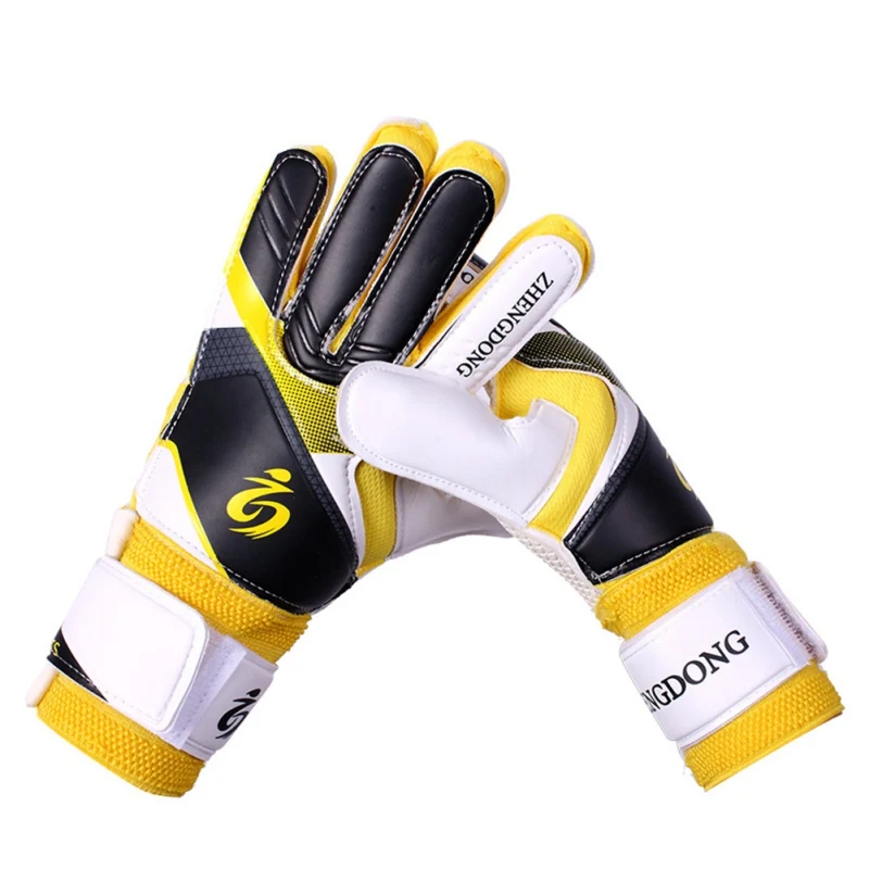 Kids Adults Finger Protection Goal Thickened Latex Football Gloves Professional Soccer Goalkeeper Gloves