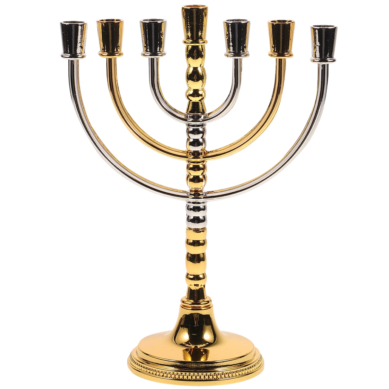 

Candle Holder Branches Candlestick Stand Table Centerpiece Desktop Ornament 7-Head Handicraft Home Decor Rotating Candlestick