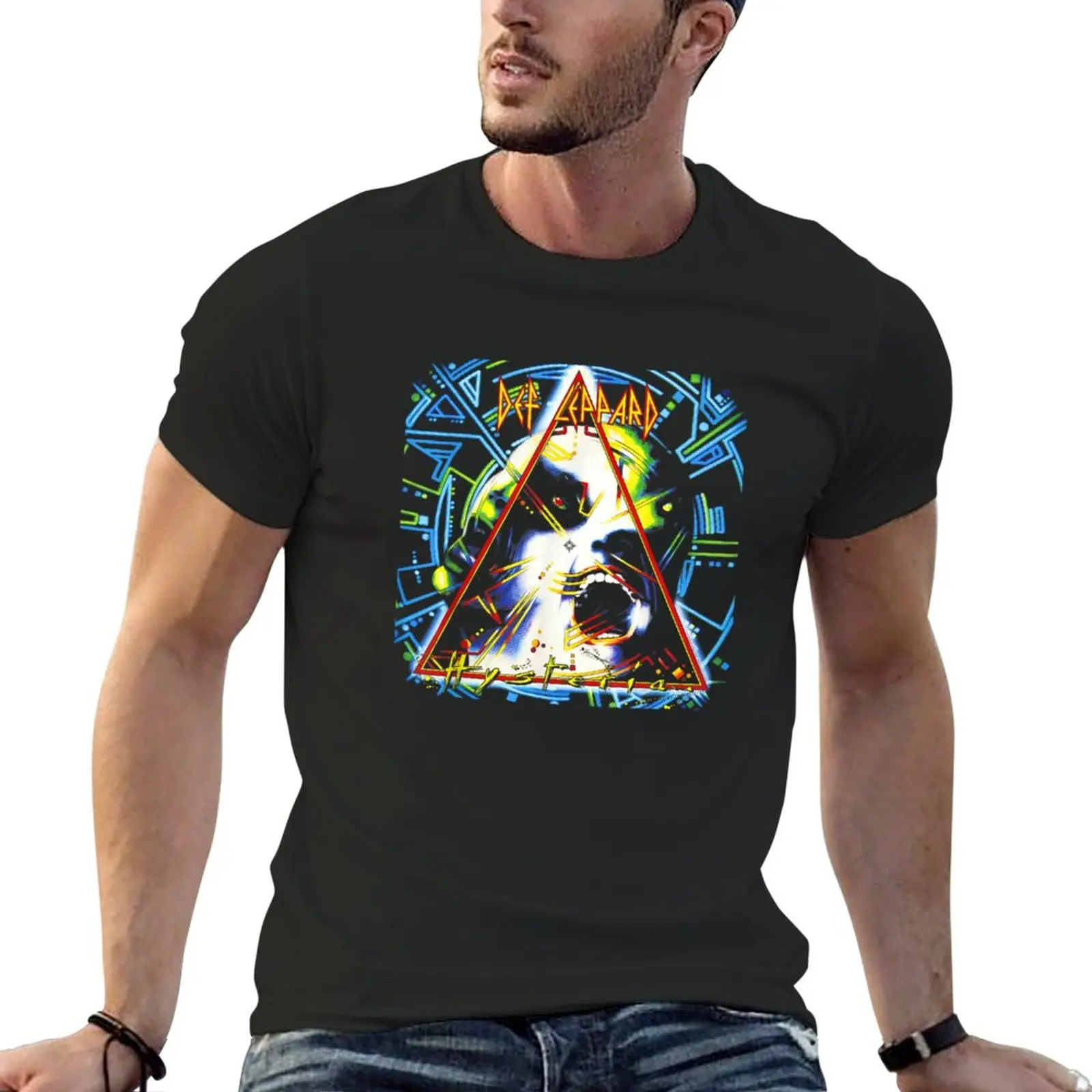 

- Hysteria Album T-Shirt plus sizes korean fashion anime mens vintage t shirts