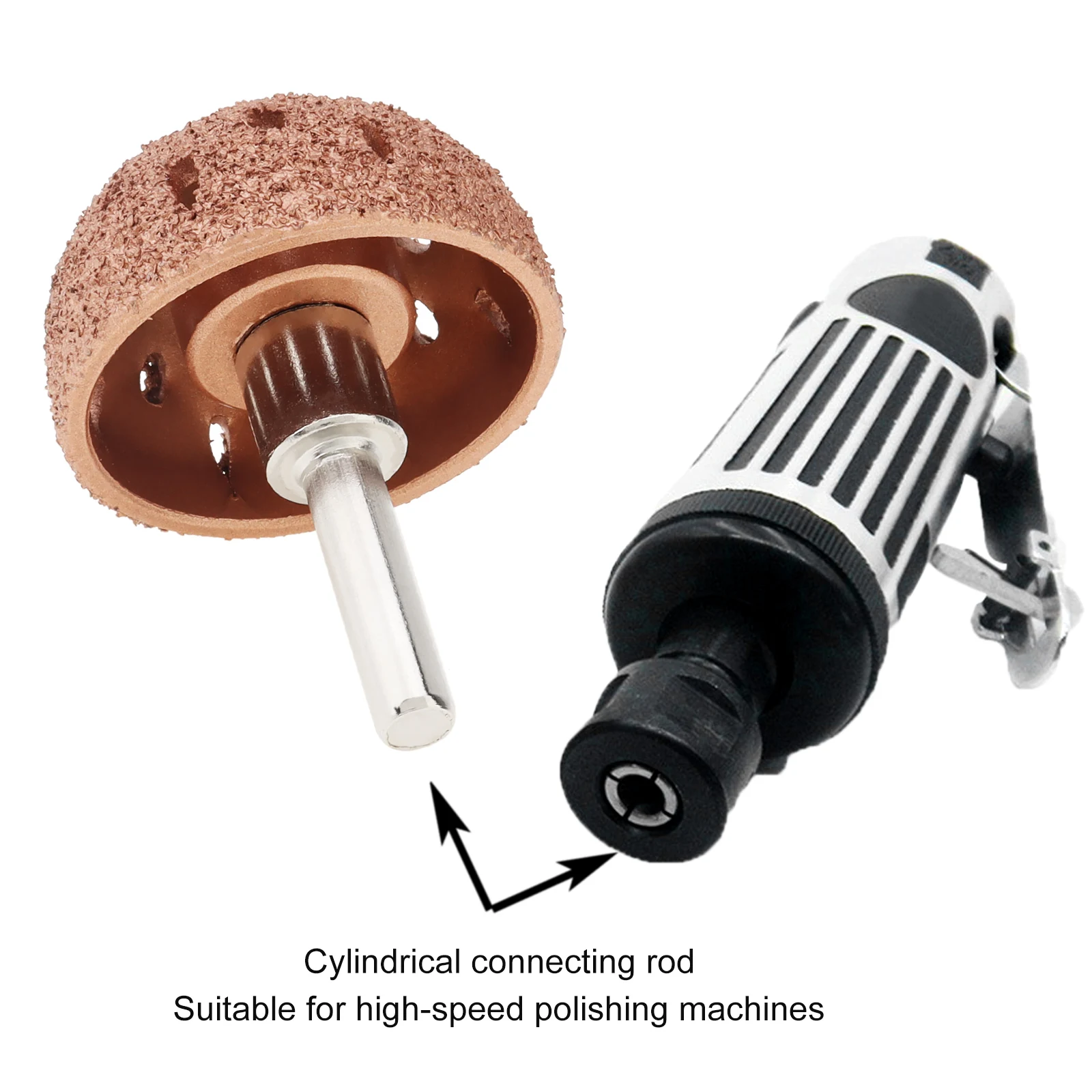 텅스텐 스틸 자동차 타이어 수리 도구, 자동차 자전거 타이어 연마 도구, 그라인딩 헤드, 거친 모래 표면 라운드 로드, 40mm