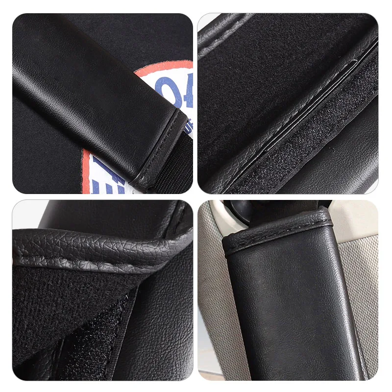 미쓰비시 L200 ASX 미라지 아트라지 이클립스 크로스 엑스팬더 아웃랜더용 2개 자동차 안전벨트 커버 가죽 어깨 패드 액세서리
