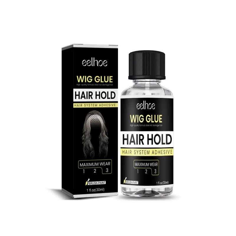Wig Glue Waterproof Hair Replacement Adhesive Hair Curtain Hairline Covering Liquid Quick Drying Invisible Bonding Wig Tool