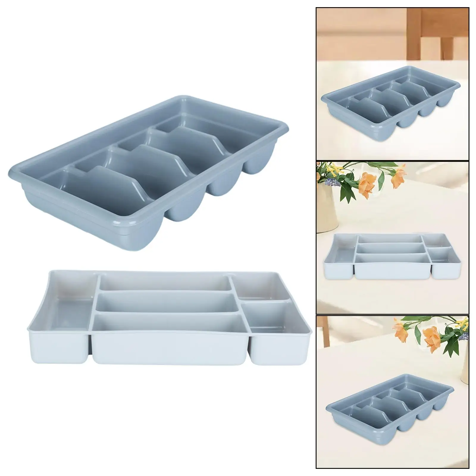 Flatware Tray Houseware for Kitchen Silverware Drawer Organizer Supplies