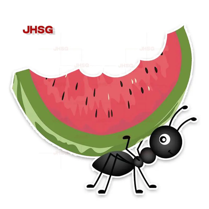 

Ant Like Watermelon Fun Car Sticker Window Submarine Decoration Suitable for Various Planes