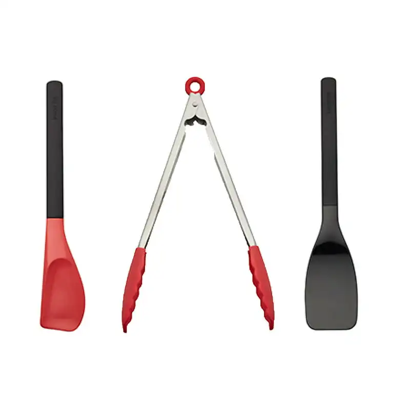 

Official 3-piece Tool Set, Tongs, Paddle Turner, Spoon Spatula