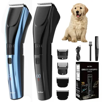 Sejoy Pet Hair Clippers For Dog Cat Hair Trimmer ShARP3S Cat Shaver Hair Cutting Machine Puppy Grooming Haircut Low Noice 1