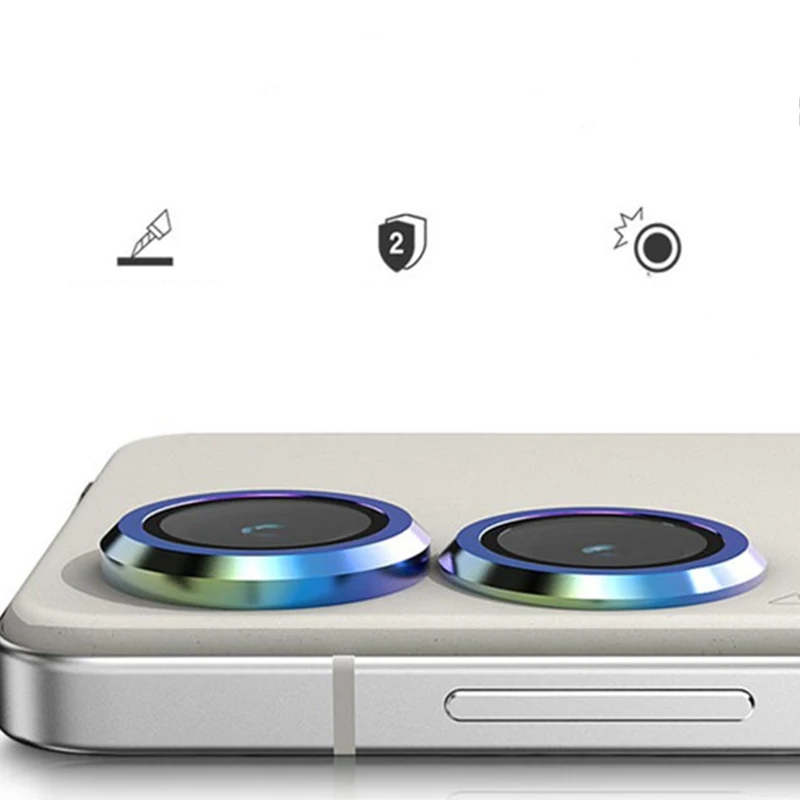 Premium Tempered Glass Camera Lens Protector and Screen Guard with Protective Case