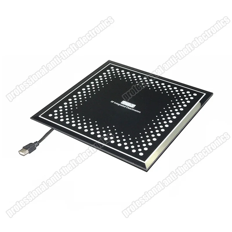 EAS RF integrated deactivators with no alarm and light