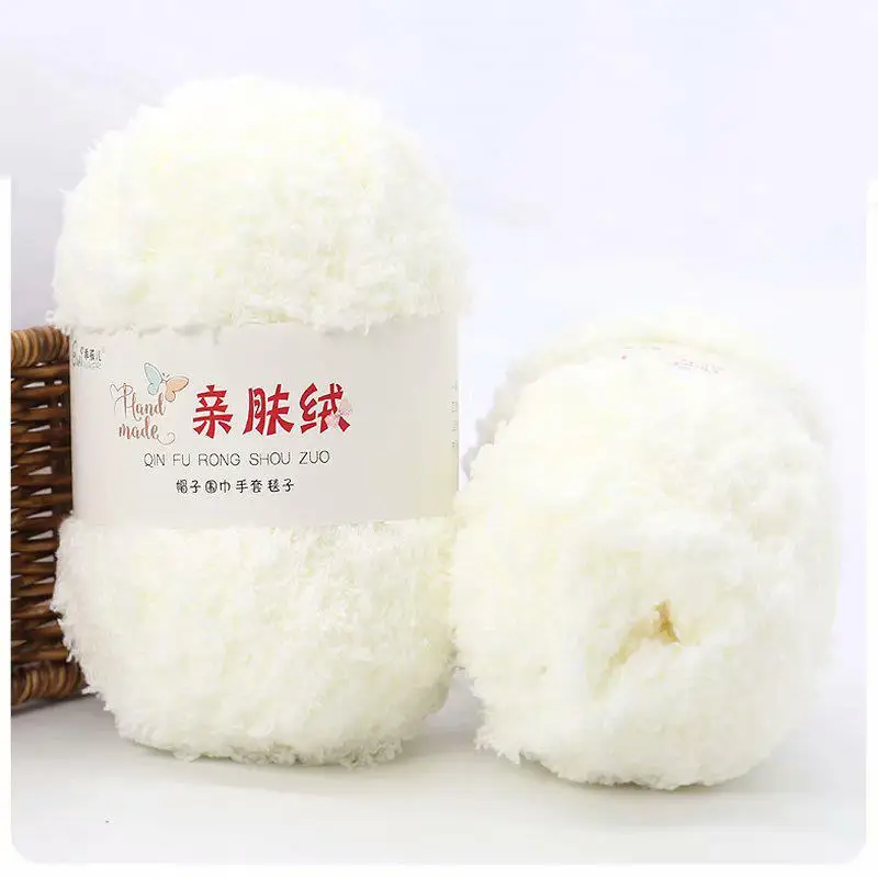 Luxurious Soft Chenille Yarn for DIY Knitting and Crochet Projects