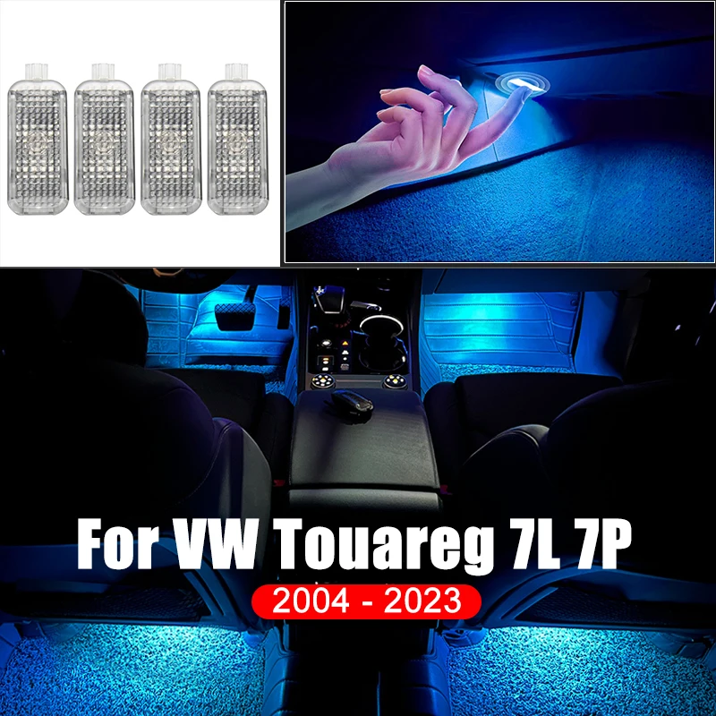 

For Volkswagen VW Touareg 7L 7P 2004 2005 2006 2007 2008 2009 2010 -2016 2017 2018 2019 2020 2021 2022 2023 Car Footwell Lights