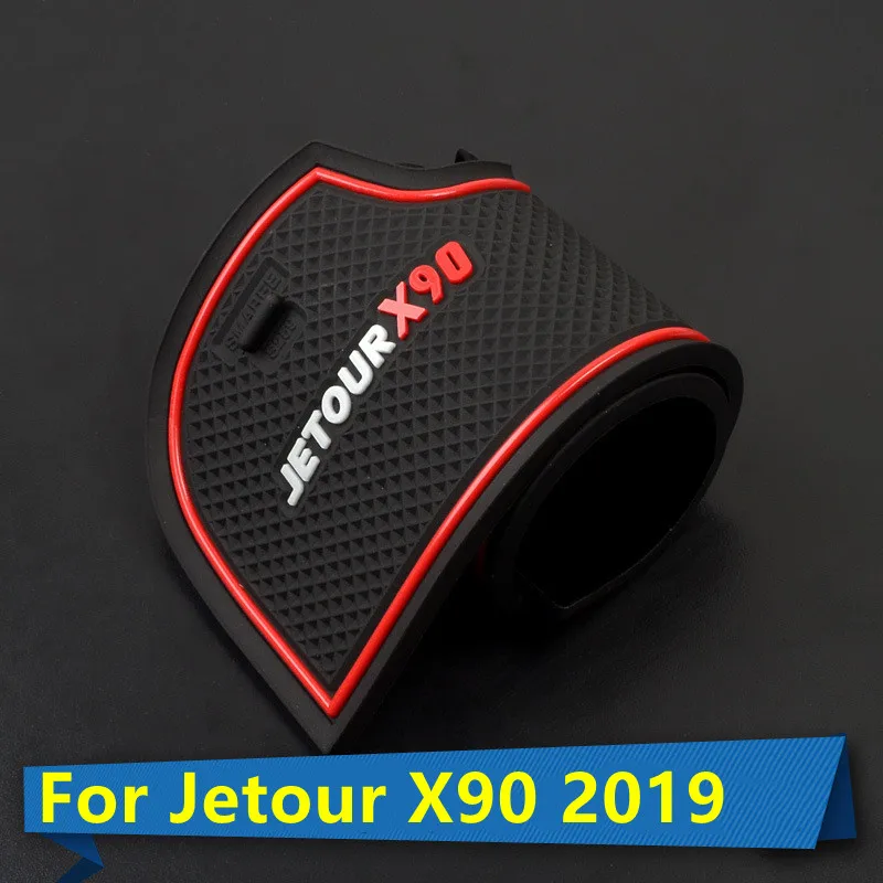 

Holders Non-slip Pad Cup Cushion Groove Mat For Jetour X90 2019 Lnterior Anti Slip Mat Car Accessories