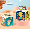 Activity Cube Toy With Light For Baby 7 in 1 Multi-Function Play Keyboard Drum Toy Musical Educational Gift For Toddlers 1
