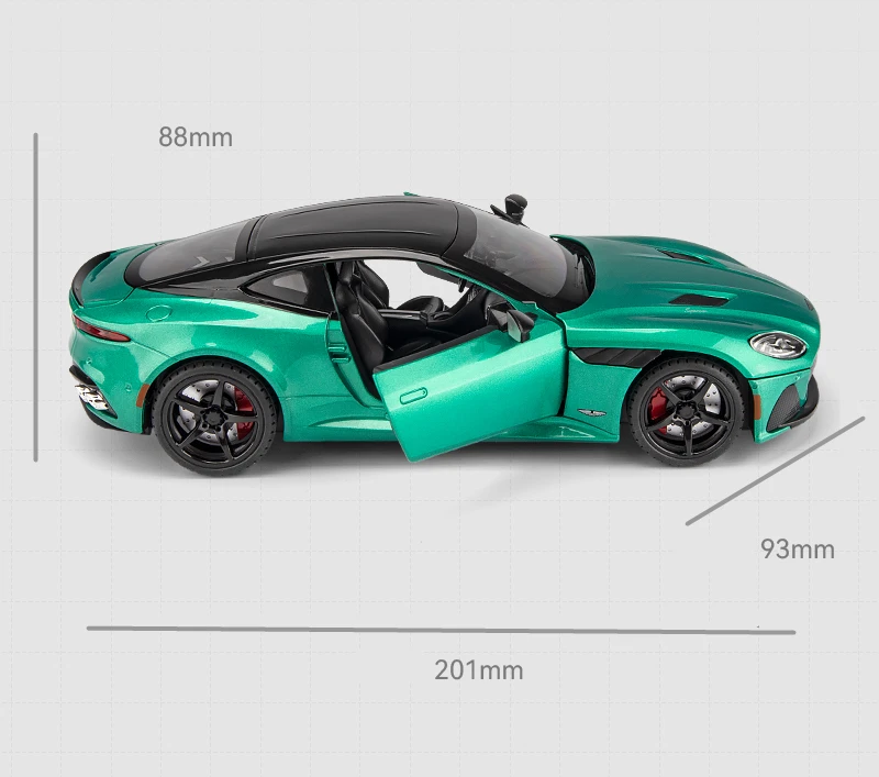 1:24 Aston Martin DBS Superleggera Alloy Sports Model Car Diecasts