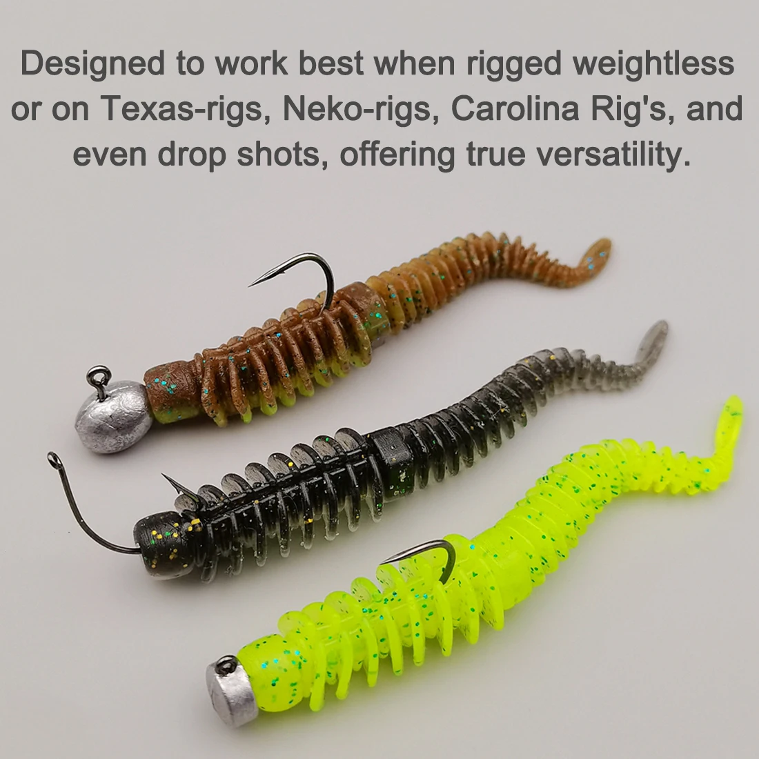 bass rubber lures Facikono for Jig Head Soft Swimbait, 6-Pack 6 Colors Plastic Bait for Saltwater/Freshwater Fishing : Sports & Outdoors Prepare for the upcoming Bass season As everybody knows Reely Bass Lures (50 Pack),