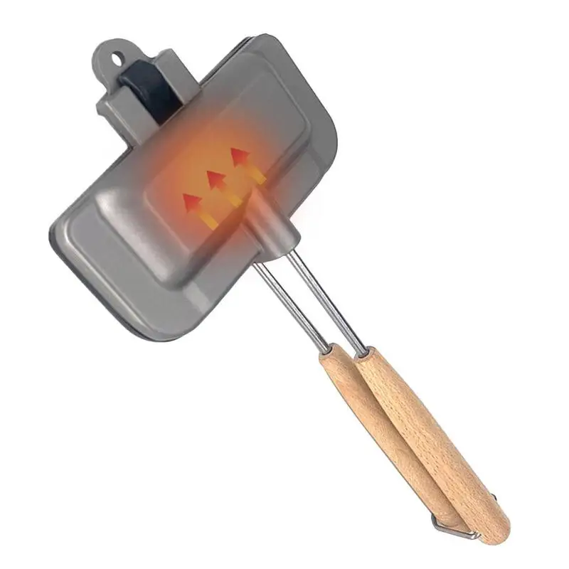

Toasted Sandwich Maker Double Side Non-stick Coating Frying Pan Pancake Maker Household Kitchen Cookware Double Sided Frying Pan