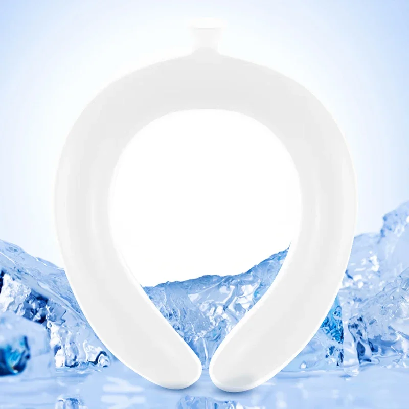 목 마사지 쿨링 링, 여름 쿨러 링, 냉각 튜브 칼라, 휴대용 야외 사이클링, 러닝 쿨러 