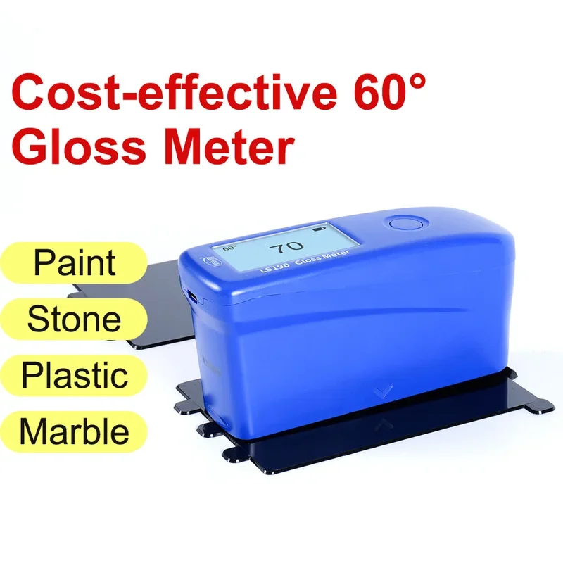Gloss Meter Glossmeter Car Glossmetre LS190 60&deg; Universal Angle Design Easy Operation High Precision Rechargeable Software