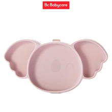 

Bc Babycare Baby Safe Silicone Dining Plate Koala Children Dishes Suction Dividing Feeding Tray Bowl Toddler Training Tableware