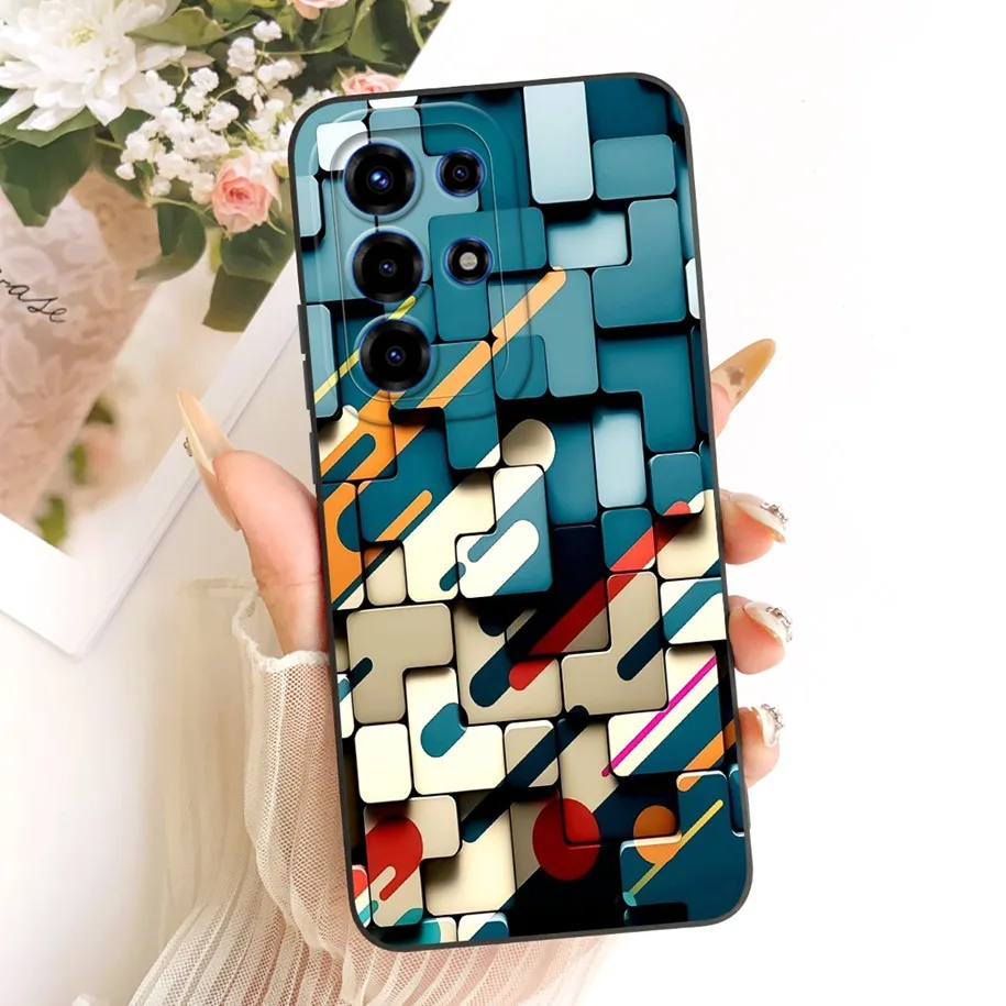 Luxury Space Volcano Painted Soft Silicone Candy Color Protection Case