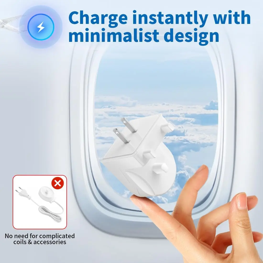 Oral-B Braun Electric Toothbrush Wall Charger Induction Charging Base Wall Waterproof