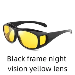 Enhanced Night Vision Polarized Glasses - Anti - Glare, Windproof, Outdoor Cycling Eyewear (Night Vision Lens)