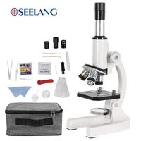 40x-2000X Monocular Student Education Lab HD Biological Microscope LED Lights Mobile Phone Holder Study Holiday Gift  osl-0231 1