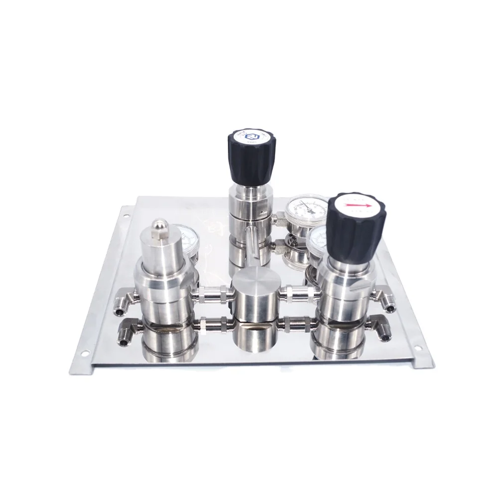 

Stainless steel High pressure co2 Gas control panel pressure regulator