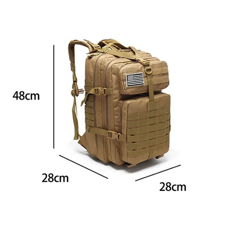 

40L Tactical Assault Pack Backpack Molle Waterproof Bug Out Bag Small Rucksack for Outdoor Hiking Camping Hunting sac a dos